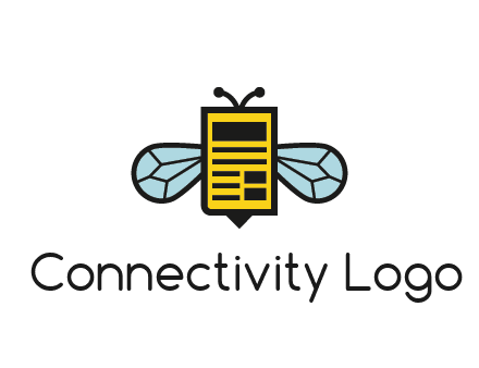 bee and page logo