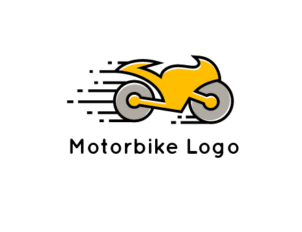 outline motorcycle logo