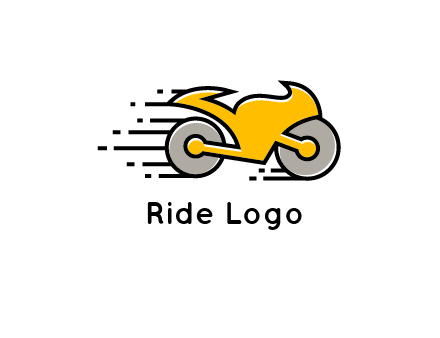 outline motorcycle logo