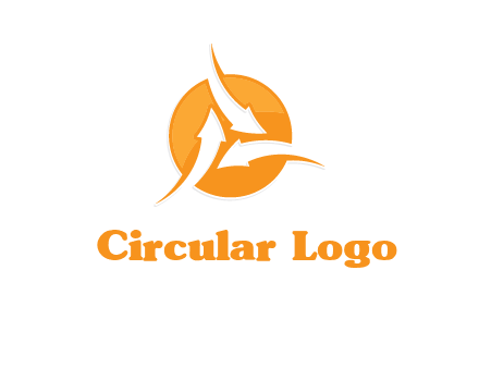 arrows inside circle logo