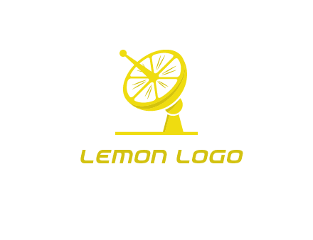 lemon satellite dish logo