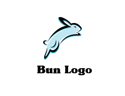 jumping bunny logo