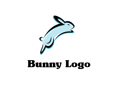 jumping bunny logo