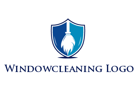 head of mop logo for cleaning services