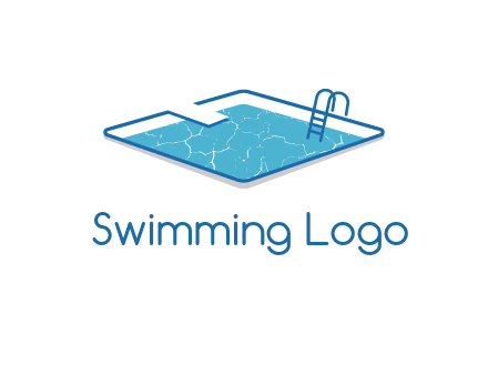 swimming pool logo