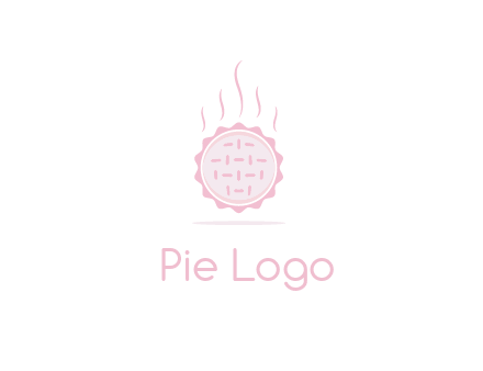 steaming pie bakery logo