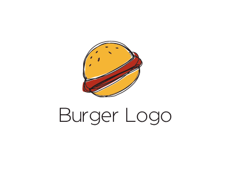 titled burger in a fast food logo