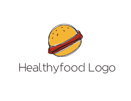 titled burger in a fast food logo