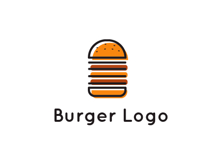 double decker burger logo