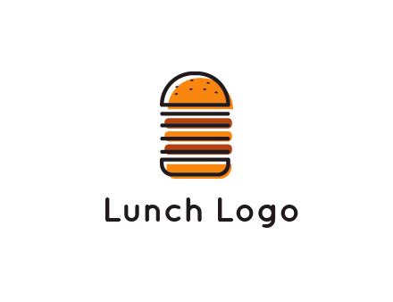 double decker burger logo