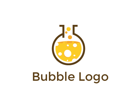 drink bubbling in flask logo