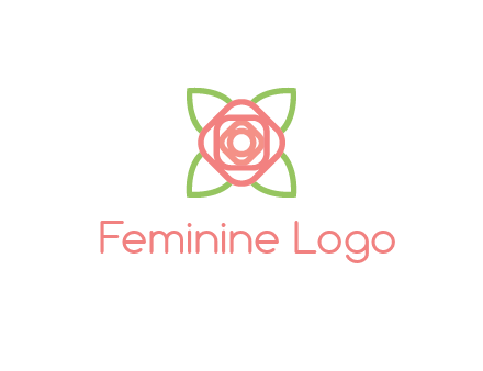 rose icon for a floral logo