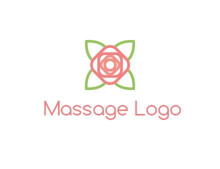 rose icon for a floral logo