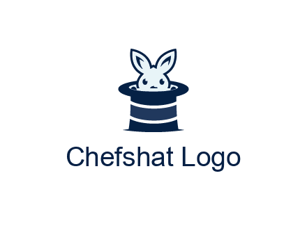 rabbit in a magician's hat icon