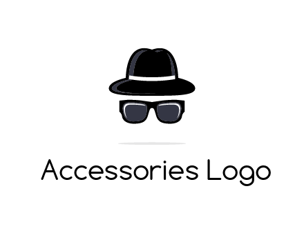 sunglasses and hat logo