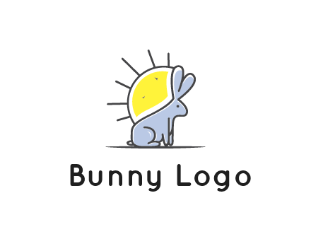 rabbit blocking the sun logo