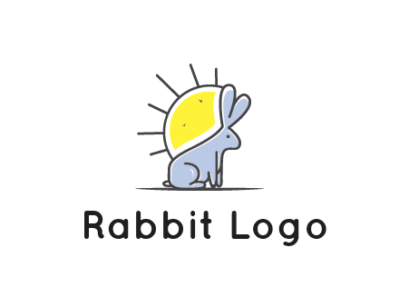 rabbit blocking the sun logo