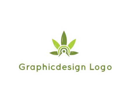 elaborate leaves decor logo