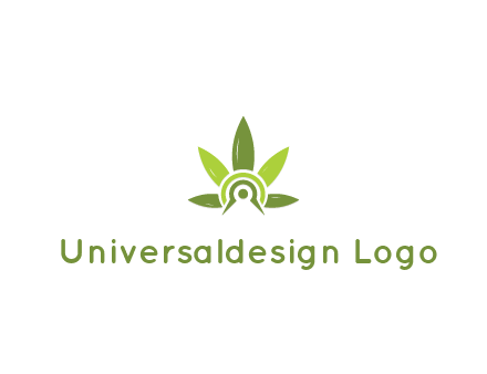elaborate leaves decor logo