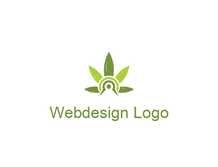 elaborate leaves decor logo