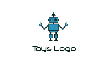 artificial intelligence or technology logo showcasing a robot