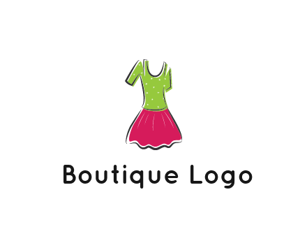 fashion apparel or dress logo