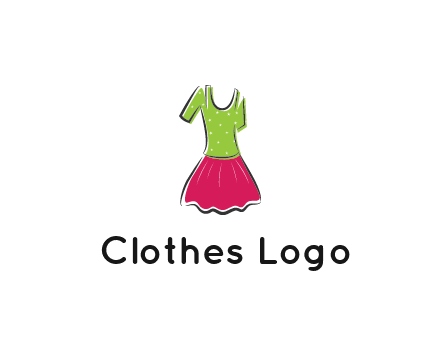 fashion apparel or dress logo