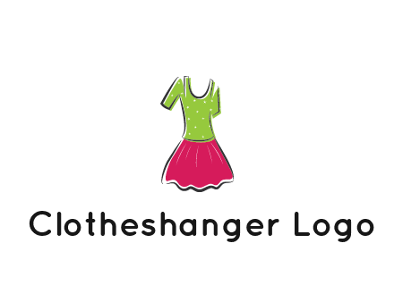 fashion apparel or dress logo