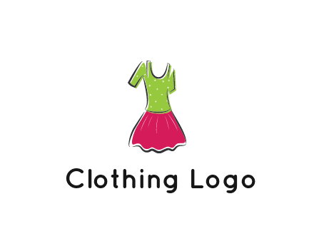 fashion apparel or dress logo