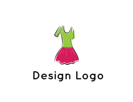 fashion apparel or dress logo