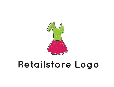 fashion apparel or dress logo