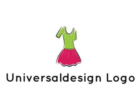 fashion apparel or dress logo