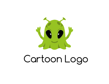 alien character logo