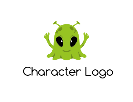 alien character logo