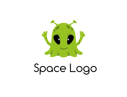 alien character logo