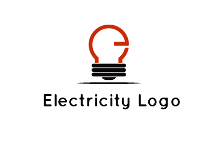 electric light bulb logo