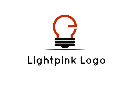 electric light bulb logo