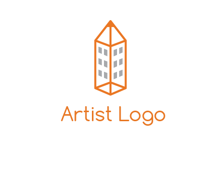 building incorporated with pencil logo