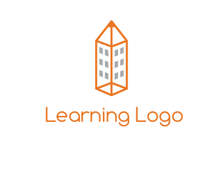 building incorporated with pencil logo