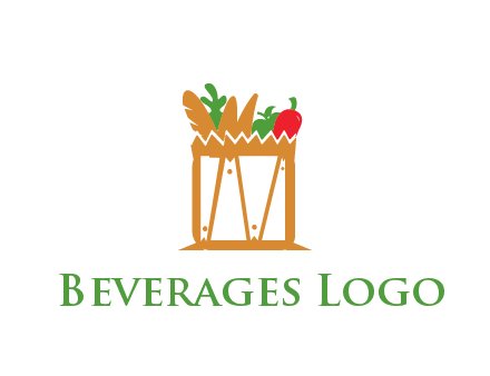 shopping bag logo for grocery stores