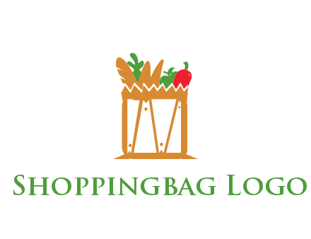 shopping bag logo for grocery stores