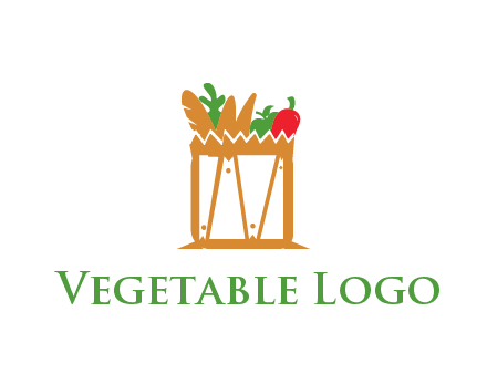 shopping bag logo for grocery stores