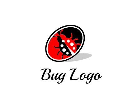 ladybug in oval logo