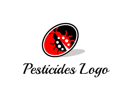 ladybug in oval logo