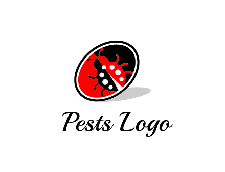 ladybug in oval logo