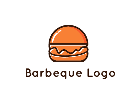 burger icon for fast food logo