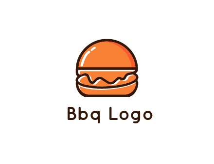 burger icon for fast food logo