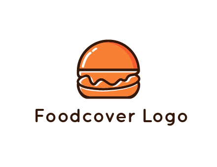 burger icon for fast food logo