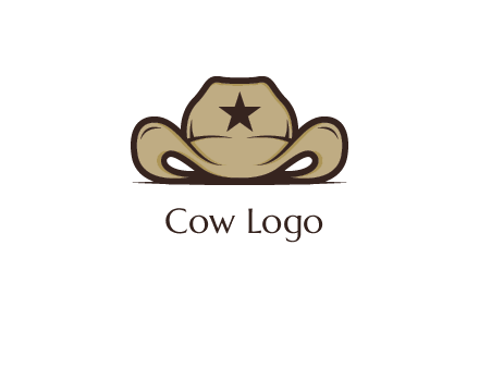 wild west logo showing a sheriff hat