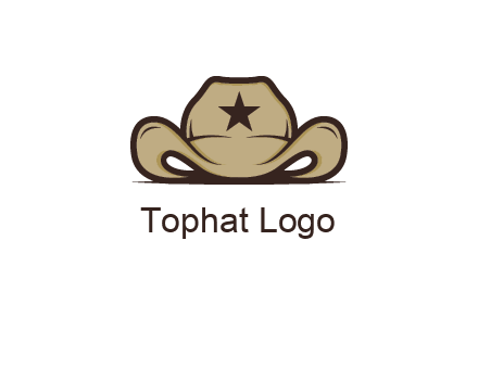 wild west logo showing a sheriff hat